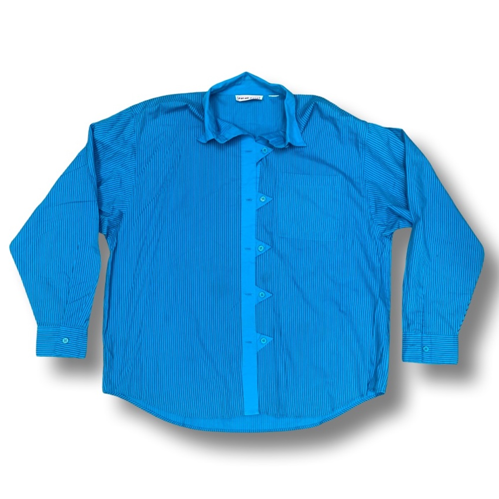 Funky Triangular-Buttonhole Blouse - image 2